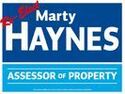MARTY HAYNES FOR ASSESSOR OF PROPERTY